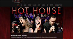 Desktop Screenshot of hothousebigband.com