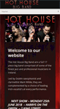 Mobile Screenshot of hothousebigband.com